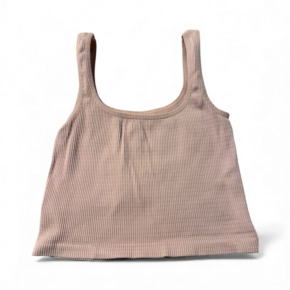 Bella Canvas Ribbed Tank in Dusty Rose Pink